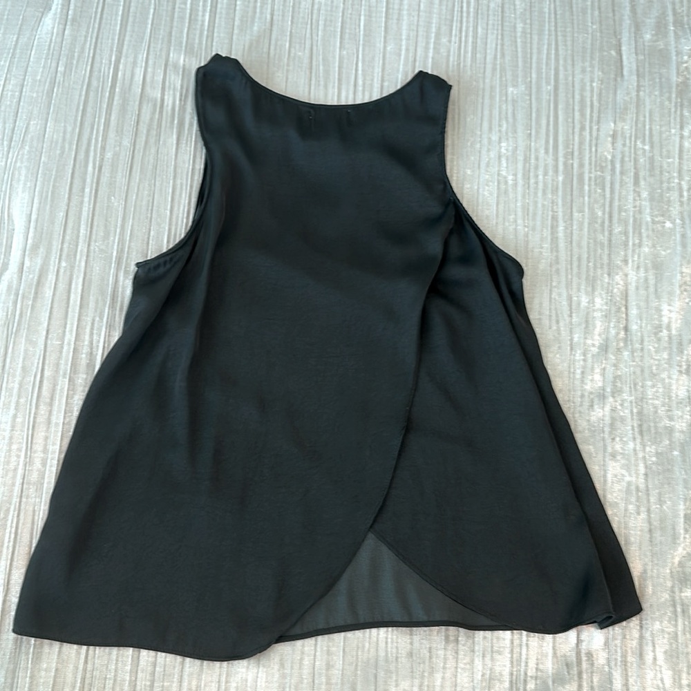 Socialite Black Cami Open Split Back Sleeveless T… - image 3